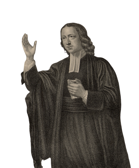 Portrait of preacher John Wesley